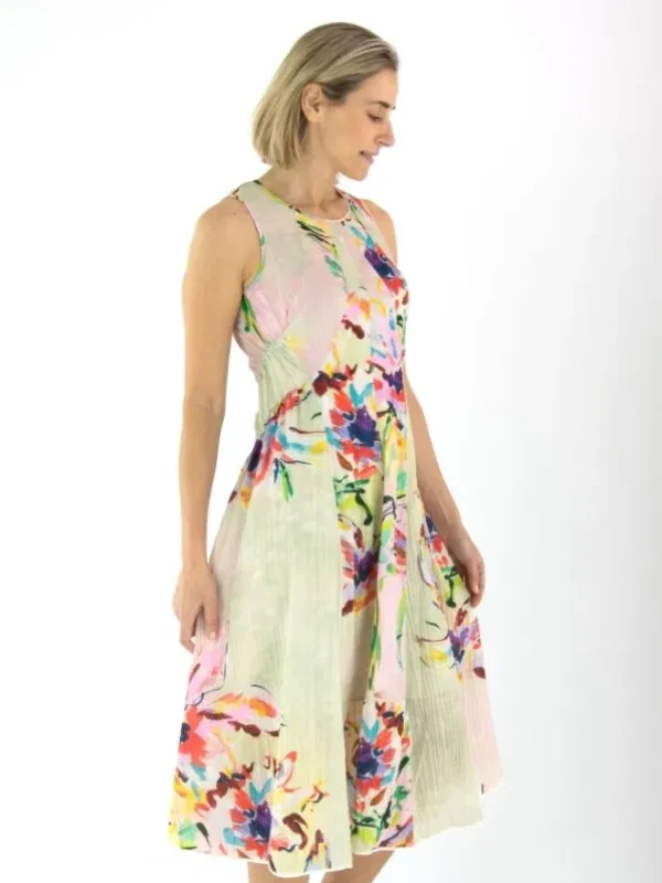 High dresses PEACEFULLY S21804 Multi color