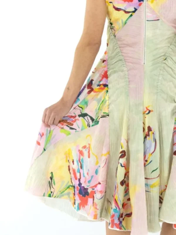 High dresses PEACEFULLY S21804 Multi color