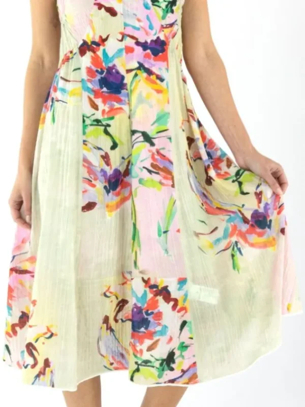 High dresses PEACEFULLY S21804 Multi color