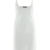 High dresses UNDERSTIMATE S90146 Cream White