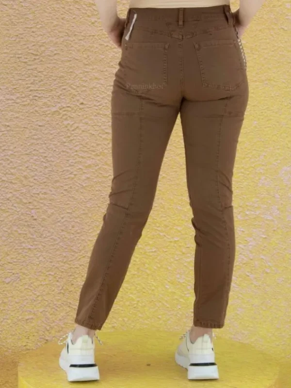 High jeans CHASE 702759 Brown
