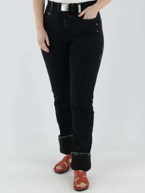 High jeans ELONGATE 702982 Black