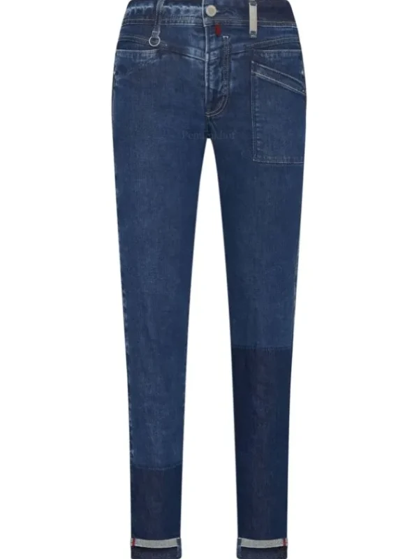 High jeans KICK OFF 702873 Blue