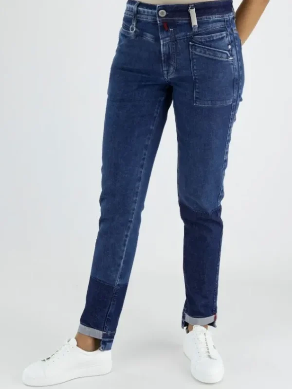 High jeans KICK OFF 702873 Blue