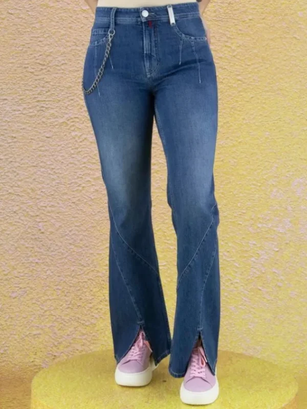 High jeans PROGRESS 702784 Blue