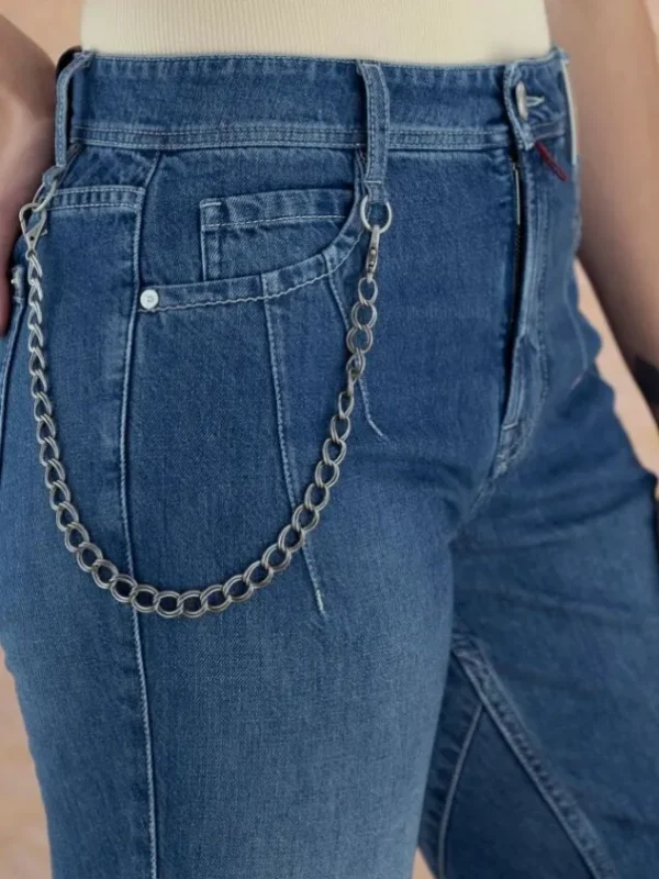 High jeans PROGRESS 702784 Blue