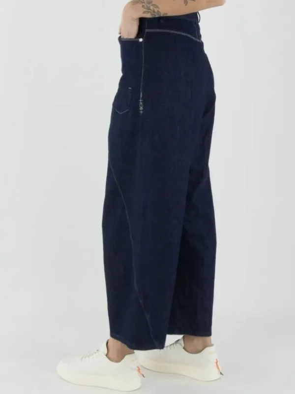 High jeans SHOW-OFF 702953 Blue