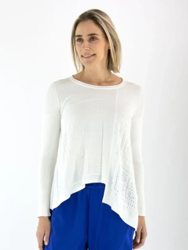 High pullovers ARTISAN 751396 Cream White