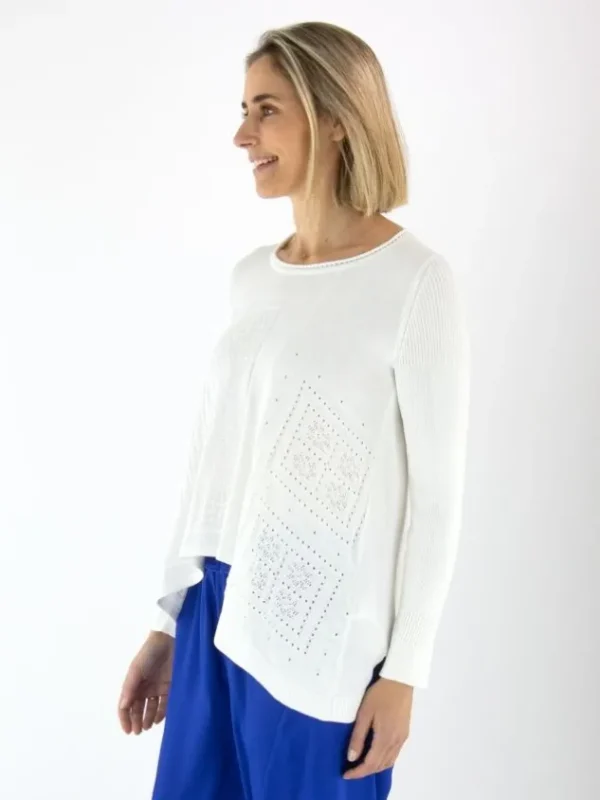 High pullovers ARTISAN 751396 Cream White