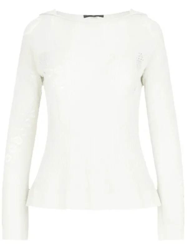 High pullovers ATELIER 751472 Cream White