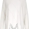 High pullovers CABARET 751616 Cream White