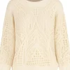High pullovers COMMENDABLE 951023 Cream White