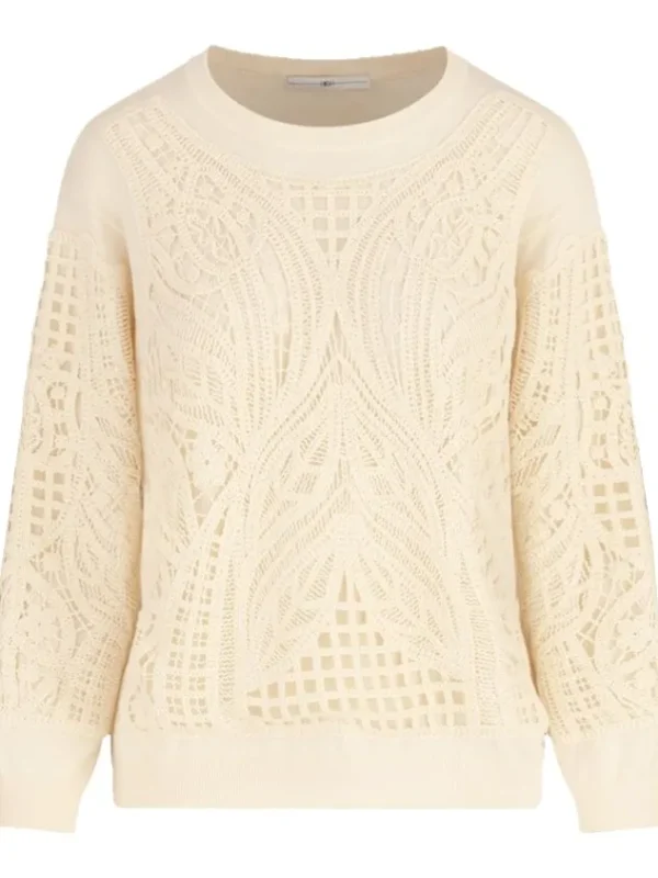 High pullovers COMMENDABLE 951023 Cream White