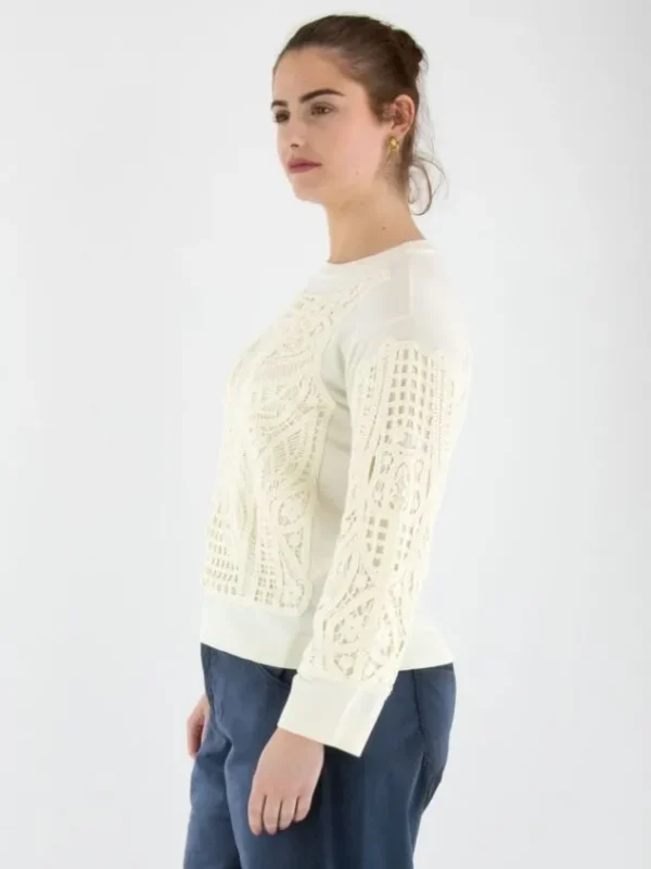 High pullovers COMMENDABLE 951023 Cream White