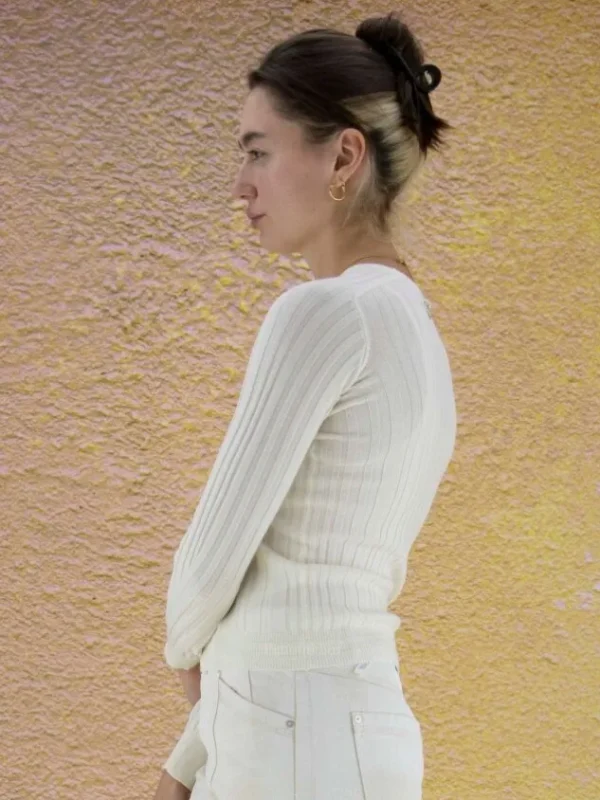 High pullovers PARTICIPATE S51274 Cream White