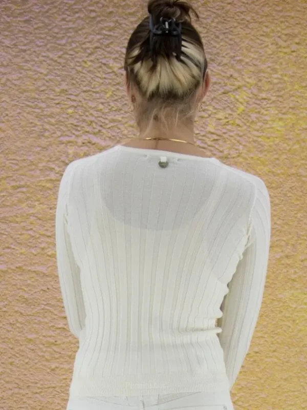 High pullovers PARTICIPATE S51274 Cream White