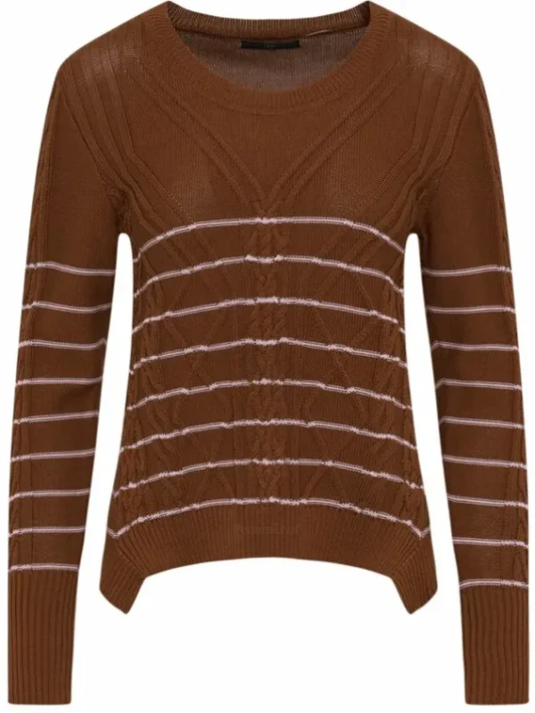 High pullovers REALIZE 751903 Brown