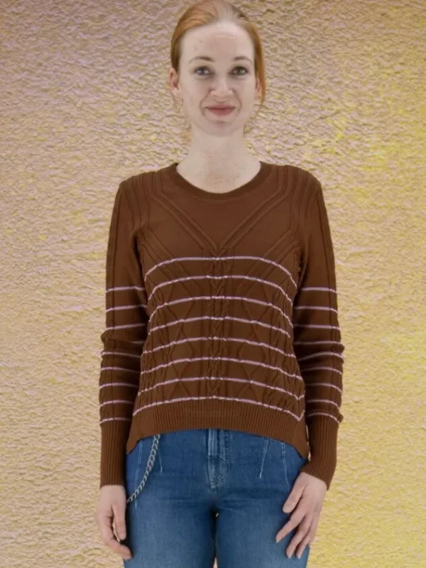 High pullovers REALIZE 751903 Brown