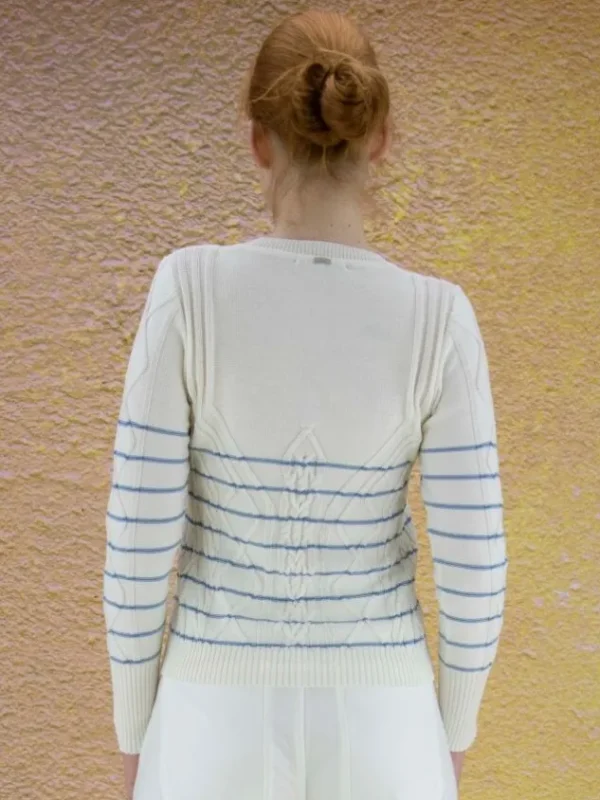 High pullovers REALIZE 751903 Cream White