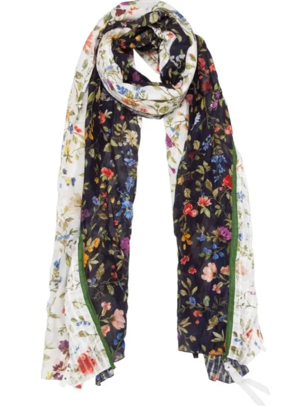 High scarves DELICATE 790995 Cream White