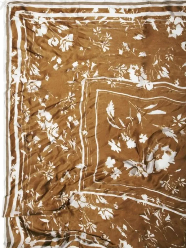 High scarves WINDING 990084 Cognac