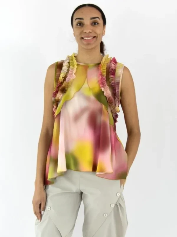 High shirts AURORA S53259 Yellow