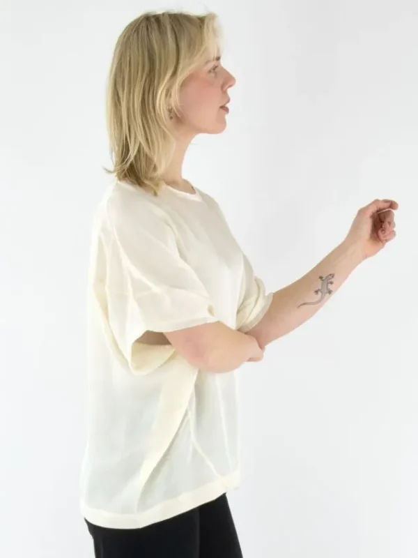 High shirts CURRIO 753300 Cream White