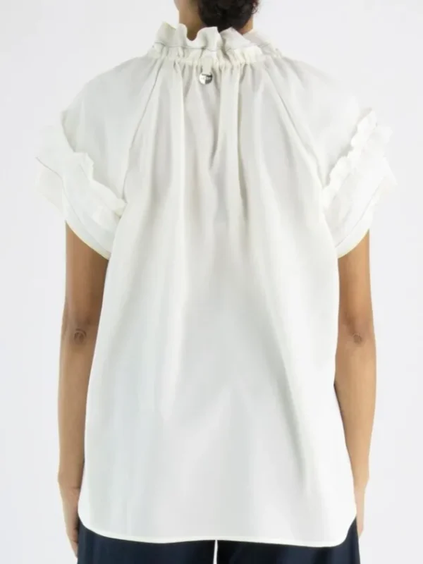 High shirts EMBRACE S52254 Cream White
