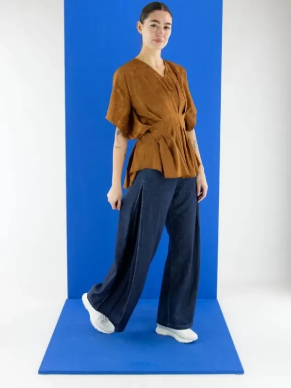 High shirts SHYNESS S52275 Cognac