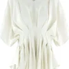 High shirts SHYNESS S52275 Cream White