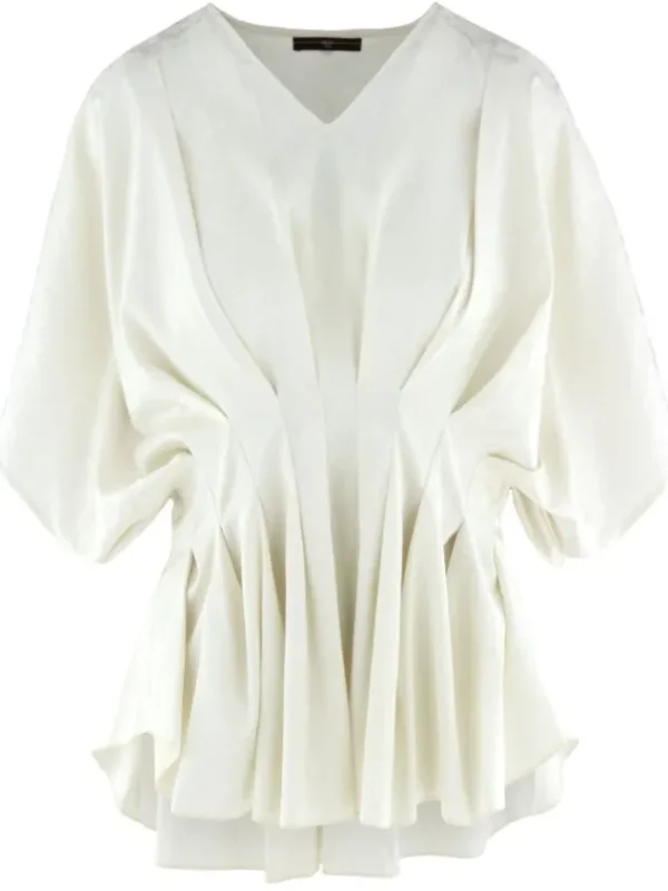 High shirts SHYNESS S52275 Cream White