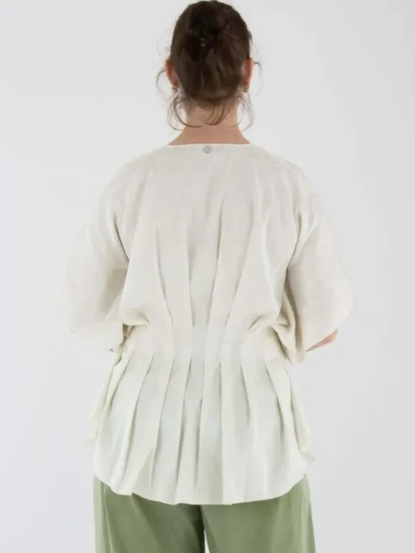 High shirts SHYNESS S52275 Cream White