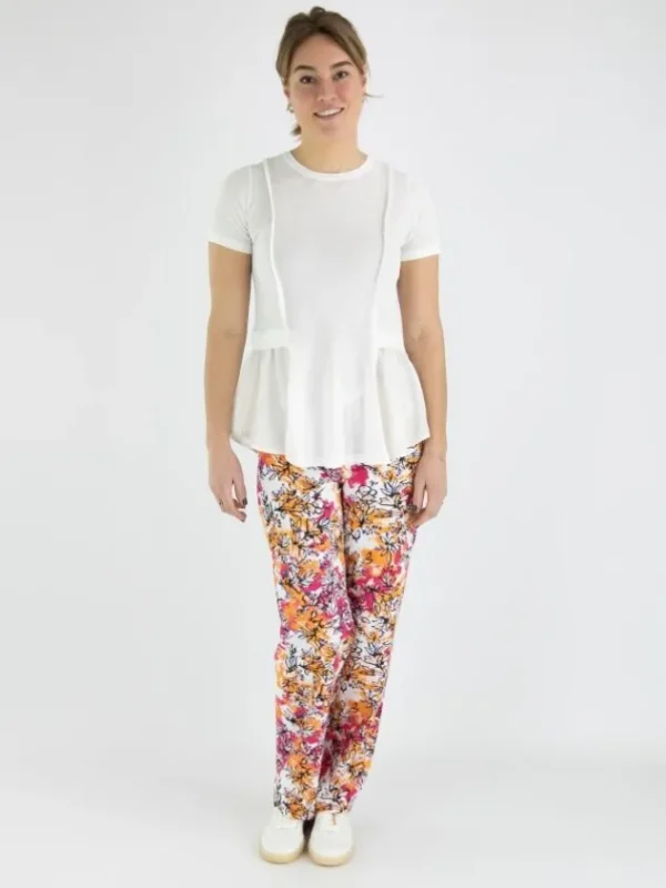 High shirts TURN OUT S51292 Cream White