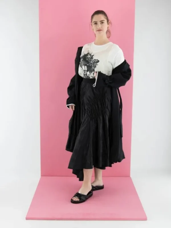High skirts AUREOLE S20338 Black