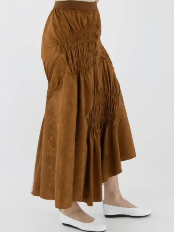 High skirts AUREOLE S20338 Cognac