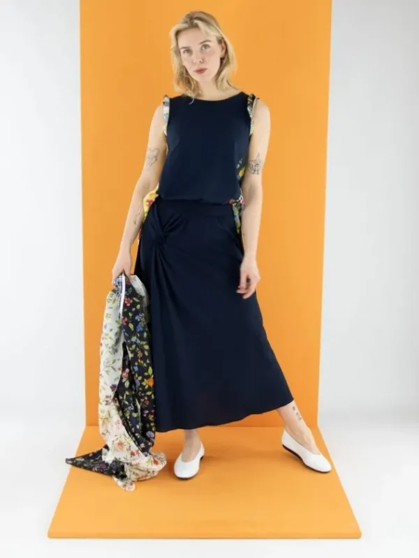 High skirts ON POINT S20339 Blue