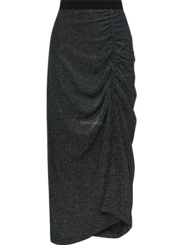 High skirts SCRUNCH UP Blue