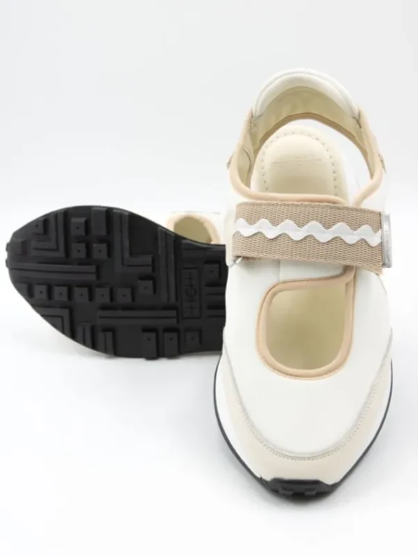 High sneakers RUNWAY 991048 Cream White
