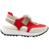 High sneakers RUNWAY 991048 Red