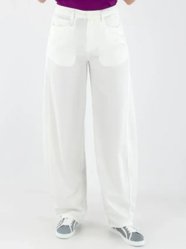 High trousers ADVANCED 702952 White