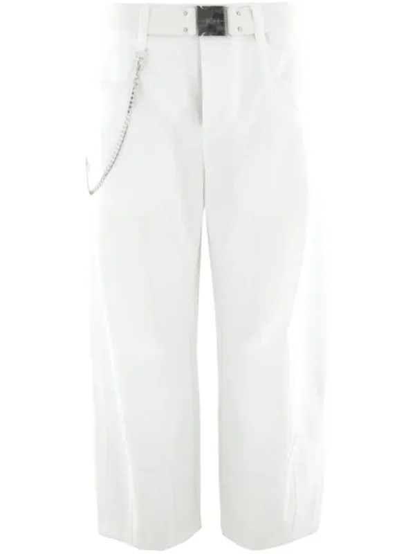 High trousers BUZZ S01807 White