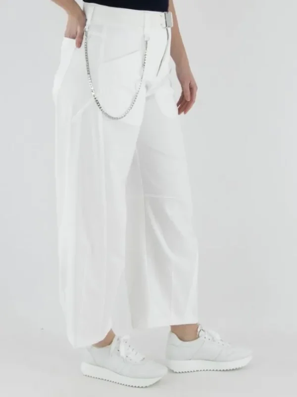 High trousers BUZZ S01807 White