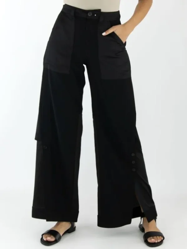 High trousers CONFIDENTIAL S01800 Black