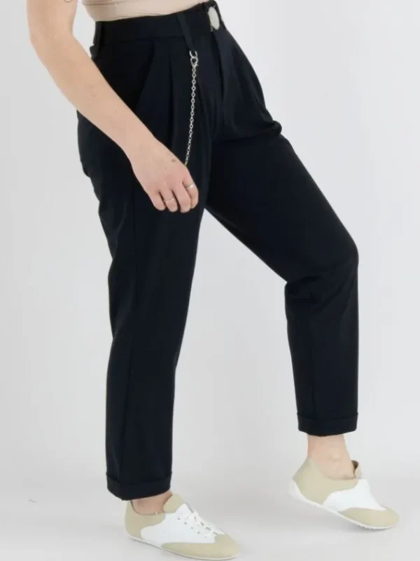 High trousers COURAGE S01772 Blue
