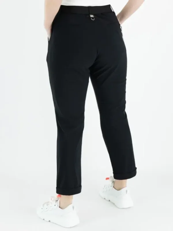 High trousers COURAGE S01772 Black