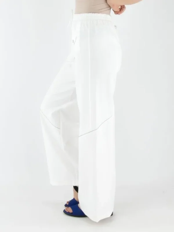 High trousers CREDIBILITY S01816 White