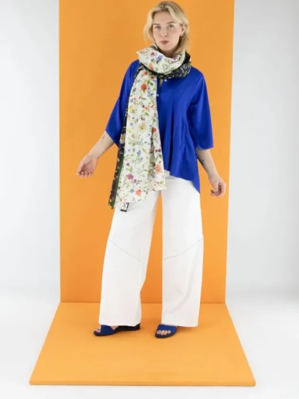 High trousers CREDIBILITY S01816 White