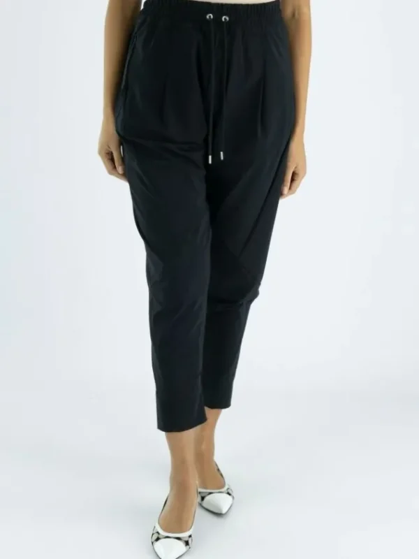 High trousers EAGER S01757 Black