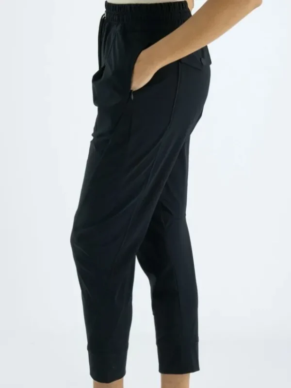 High trousers EAGER S01757 Black