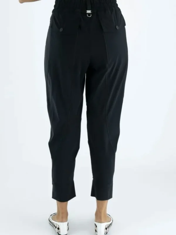 High trousers EAGER S01757 Black